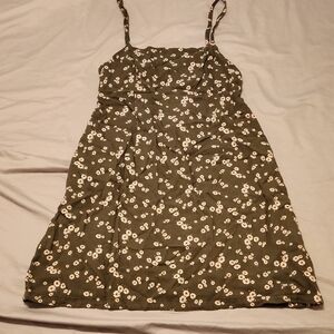 Arizona Jean Company Olive Floral Dress
